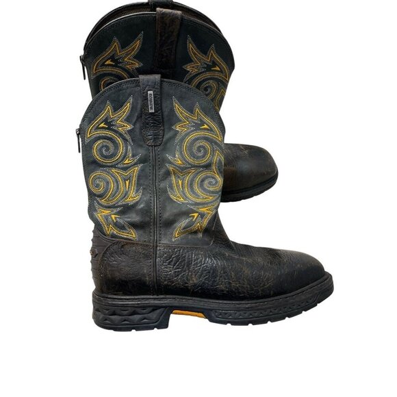 Georgia Boot Men\'s Carbo-Tec LT Waterproof Pull On Work Boot Steel Toe US10 Wide main image 5